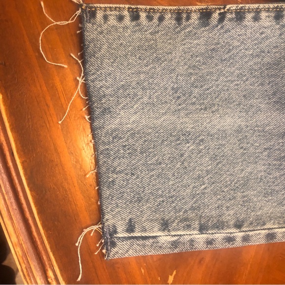 Old Navy OG Straight Leg  High Rise Acid Wash Jeans in size 16 w/ slim pockets - Picture 5 of 9